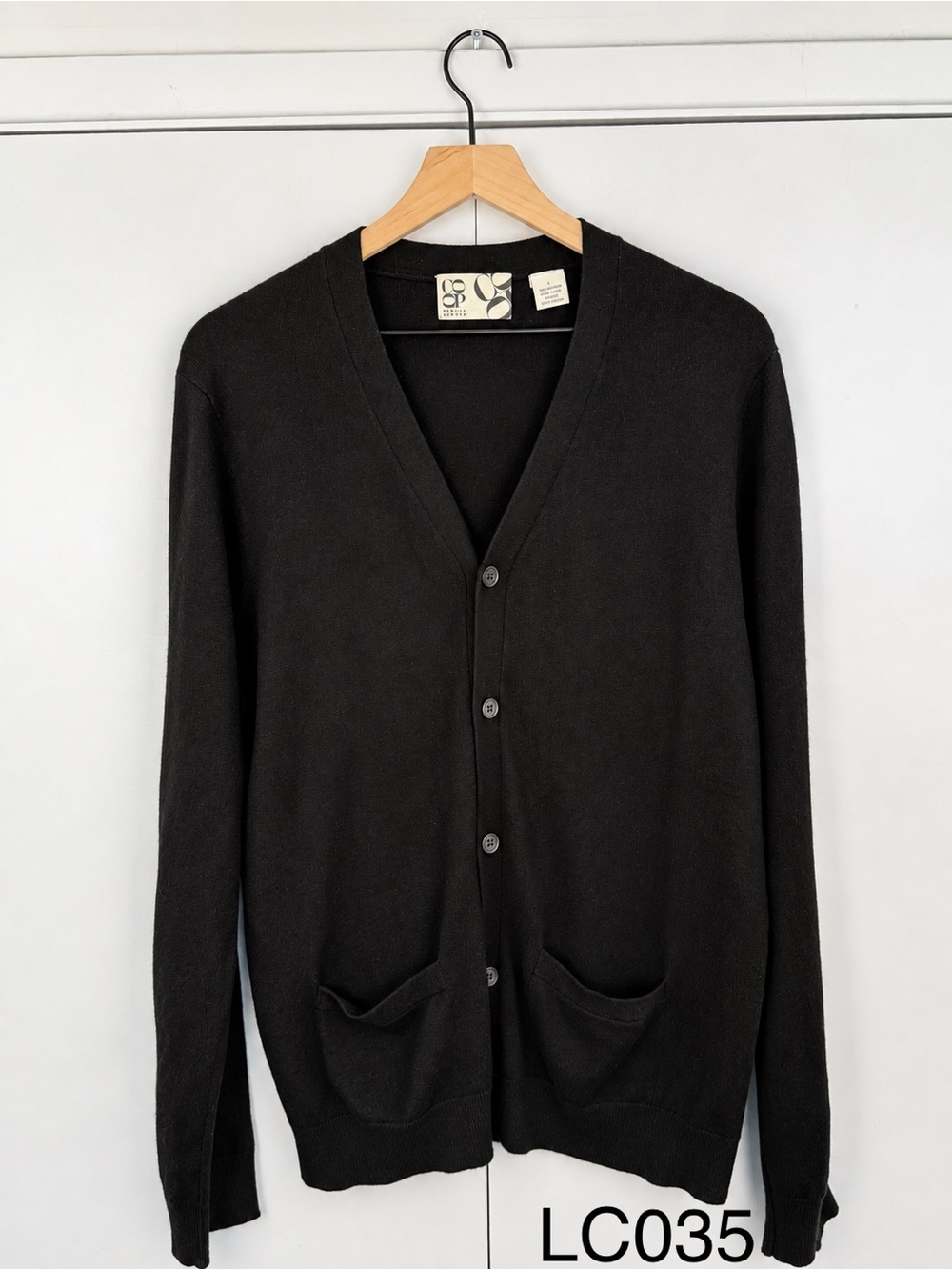 Barneys New York CO-OP 100% Cashmere Black Cardigan